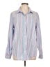 Gap Stripes Blue Long Sleeve Button-Down Shirt Size L - photo 1