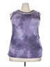 Vocal Purple Sleeveless Top Size 3X - photo 1