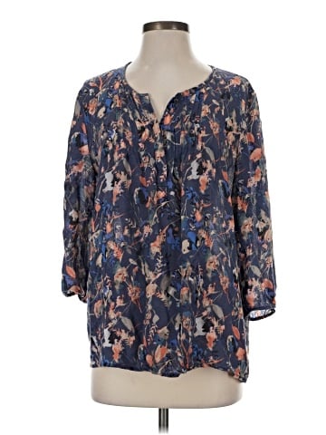 Caslon 3/4 Sleeve Blouse (view 1)