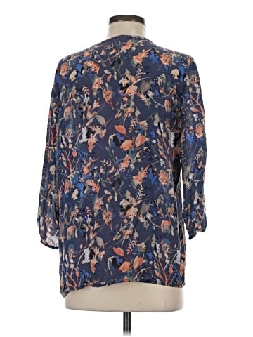 Caslon 3/4 Sleeve Blouse (view 2)