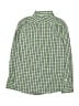 Nordstrom 100% Cotton Checkered-gingham Green Long Sleeve Button-Down Shirt Size 14 - photo 2