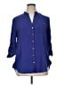 Spense 100% Polyester Blue 3/4 Sleeve Blouse Size XL - photo 1