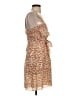 Theory 100% Polyester Print Tan Casual Dress Size 2 - photo 4
