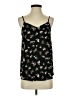 Pink Rose 100% Polyester Black Sleeveless Blouse Size S - photo 1