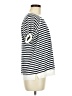 Hayden Stripes White Short Sleeve T-Shirt Size M - photo 4