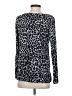 Mario Serrani Animal Print Silver Long Sleeve Blouse Size S - photo 2