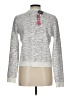 CATHERINE Catherine Malandrino Metallic Silver Pullover Sweater Size L - photo 2