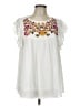 Jodifl 100% Polyester White Sleeveless Blouse Size L - photo 1