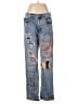 KANCAN JEANS 100% Cotton Graphic Blue Jeans Size 29 waist - photo 1
