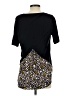 Ann Taylor LOFT 100% Polyester Black Short Sleeve Top Size S - photo 2