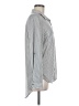 Eden & Olivia 100% Polyester Stripes Silver Long Sleeve Blouse Size M - photo 4