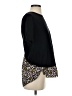 Ann Taylor LOFT 100% Polyester Black Short Sleeve Top Size S - photo 4