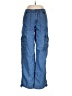 American Eagle Outfitters Blue Cargo Pants Size 00 - photo 1
