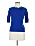 Vila Milano Blue Short Sleeve Turtleneck Size M - photo 1
