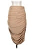Express Solid Tan Formal Skirt Size S - photo 1