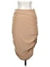 Express Solid Tan Formal Skirt Size S - photo 2