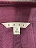 CAbi 100% Cotton Purple Coat Size S - photo 6