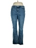 NYDJ Hearts Blue Jeans Size 16 - photo 1