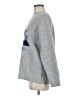 Lucky Brand Argyle Silver Pullover Sweater Size M - photo 5