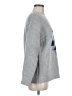 Lucky Brand Argyle Silver Pullover Sweater Size M - photo 4