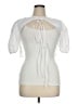 Collusion White Short Sleeve Blouse Size 14 - photo 1
