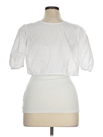 Collusion Short Sleeve Blouse (view 2)