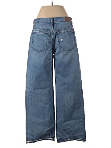 Madewell Petite Low-Slung Baggy Jeans in Hamburg Wash (view 2)