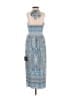 Lulus 100% Polyester Paisley Blue Casual Dress Size S - photo 2