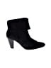 White Mt. 100% Leather Black Ankle Boots Size 6 - photo 1
