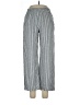 Unbranded Stripes Gray Casual Pants Size 10 (estimated) - photo 1