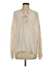 MNG Suit Ivory Long Sleeve Blouse Size 4 - photo 1