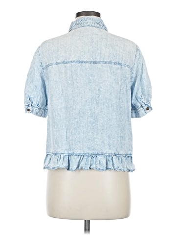 Jane and Delancey Short Sleeve Button-Down Shirt (view 2)