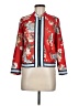 River Island 100% Polyester Print Red Jacket Size 6 - photo 1