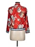 River Island 100% Polyester Print Red Jacket Size 6 - photo 2