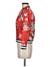 River Island 100% Polyester Print Red Jacket Size 6 - photo 5