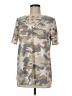 Bibi Camo Tan Short Sleeve Top Size M - photo 1