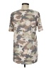 Bibi Camo Tan Short Sleeve Top Size M - photo 2