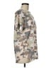 Bibi Camo Tan Short Sleeve Top Size M - photo 4