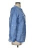Talbots 100% Linen Blue Long Sleeve Button-Down Shirt Size XS - photo 4