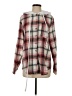 Unbranded 100% Polyester Plaid Red Long Sleeve Blouse Size S - photo 1