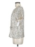 CeCe Silver Short Sleeve Top Size M - photo 5