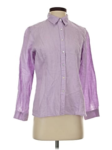 Petite Sophisticate Long Sleeve Button-Down Shirt (view 1)