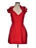 Amanda Uprichard 100% Polyester Red Cocktail Dress Size L - photo 1