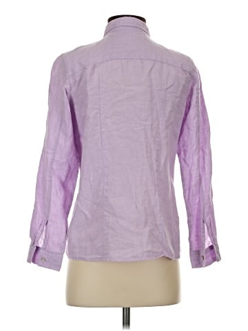 Petite Sophisticate Long Sleeve Button-Down Shirt (view 2)