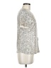 CeCe Silver Short Sleeve Top Size M - photo 4