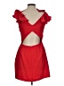 Amanda Uprichard 100% Polyester Red Cocktail Dress Size L - photo 2