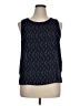 Alice Blue 100% Polyester Blue Sleeveless Top Size XL - photo 1