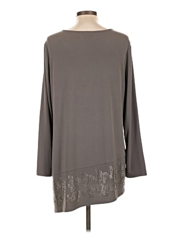 Susan Graver Long Sleeve Top (view 2)