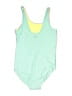 Justice Graphic Green One Piece Swimsuit Size 6 (estimated) - photo 2