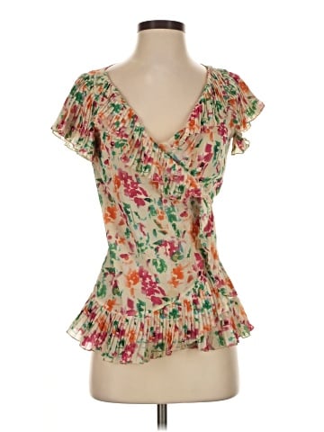 Diane von Furstenberg Short Sleeve Blouse (view 1)